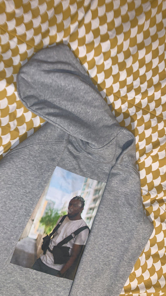 Grey Guidance And Tackticks Hoodie